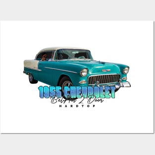 1955 Chevrolet Bel Air 2 Door Hardtop Posters and Art